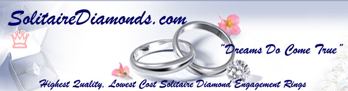 SolitaireDiamonds.com — Dreams Do Come True — Solitaire diamond engagement rings